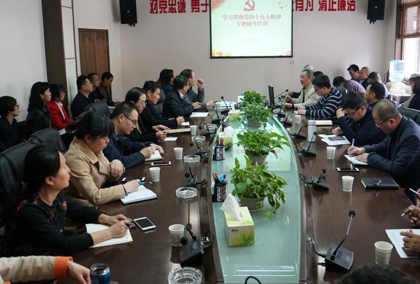 集團召開系統(tǒng)黨組織書記學(xué)習十九大精神專題培訓(xùn)會